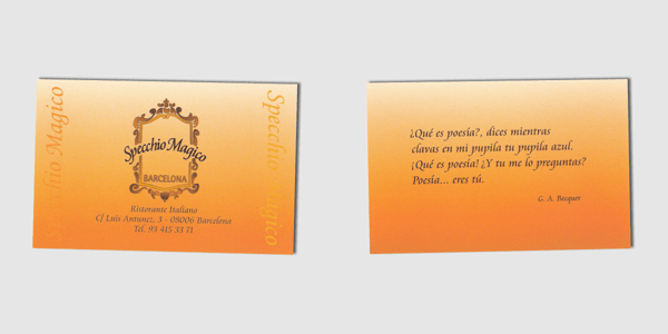 Specchio Magico Card